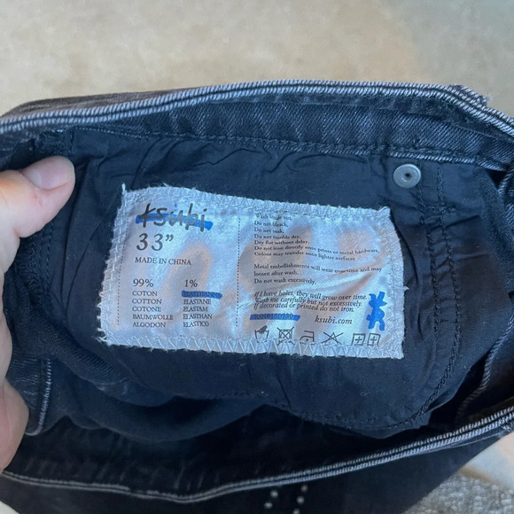 KSUBI Black Bronko Metalik Jeans size 33 - Picture 5 of 8